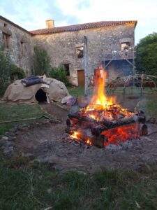 Hutte de sudation @ Château Laroque